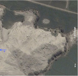 The 3500-year-old duck-shaped mound