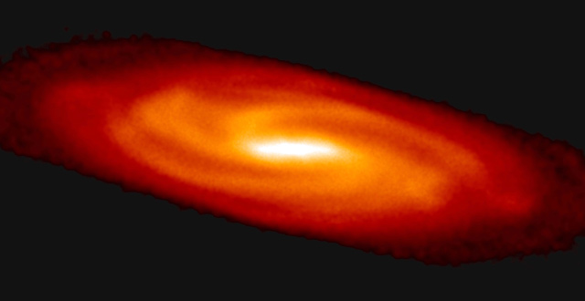 The astronomers have used the high resolution simulation of the Milky Way Galaxy to test their mass-measuring technique (The University of Zürich)