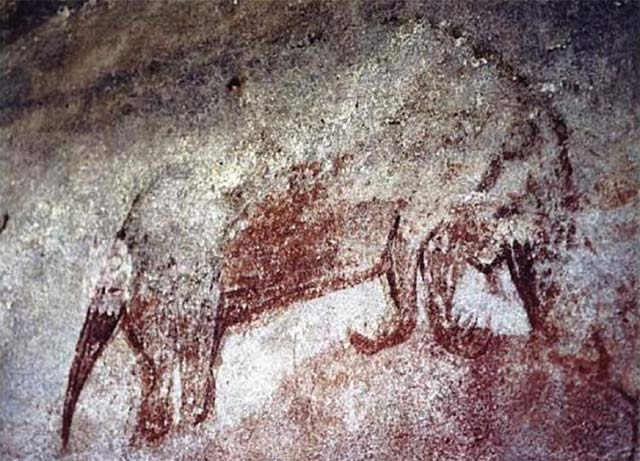Australian rock art of Zaglossus echidna (G. Chaloupka / Helgen KM et al)