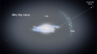 This image shows the disk of the Milky Way Galaxy surrounded by a faint halo of old stars (NASA / ESA / A. Field, STScI)