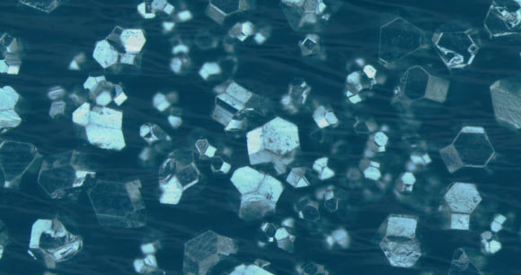Diamond particles (Jason Nadler / Uic.edu / Sci-News.com)
