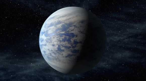 Kepler-69c, a super-Earth-size planet in the habitable zone of a star like our Sun (NASA Ames / JPL-Caltech)
