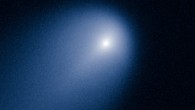 This image of the comet ISON was taken on April 10, 2013, when the comet was slightly closer than Jupiter's orbit at a distance of 386 million miles from the Sun (NASA / ESA / J.-Y. Li, Planetary Science Institute / Hubble Comet ISON Imaging Science Team)