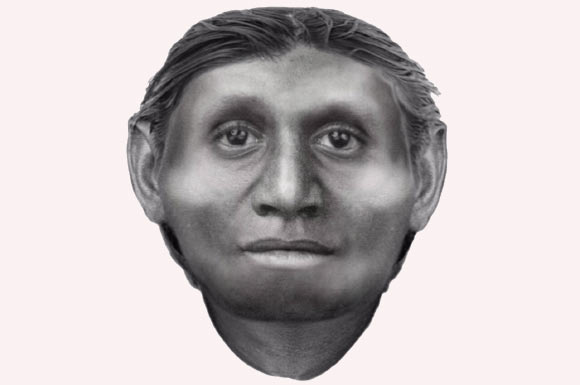 Facial approximation of the female Homo floresiensis (Susan Hayes / Australian Archaeological Association)