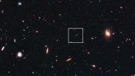 This is a Hubble view looking long ago and far away at a supernova that exploded over 10 billion years ago - the most distant Type Ia supernova ever detected. This image reveals the sky around the supernova, known as SN UDS10Wil, which is shown inset within its host galaxy (NASA / ESA / Z. Levay, STScI)