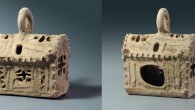 Ceramic model of a church unearthed near Ashkelon, Israel (Clara Amit / Israel Antiquities Authority)