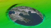 Scientists have found a field of what could be the world's largest seafloor pockmarks. The largest of these crater-like structures is 6.8 miles in diameter and 328 feet deep (GNS Science)