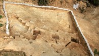 Bird's eye view of the Second Temple Period ritual bath unearthed in the Qiryat Menachem quarter, Jerusalem (Israel Antiquities Authority)