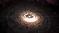 Artist’s impression of the dust trap in the system Oph-IRS 48 (ESO / L. Calçada)