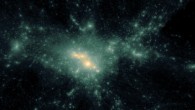 This computer simulation visualizes dark matter halo (Heidi Wu / Oliver Hahn / Risa Wechsler / Ralf Kaehler / Kavli Institute for Particle Astrophysics and Cosmology)