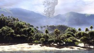 Artist’s impression of the Toba super-eruption (world.edu)