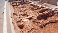 1,800-year-old remains of the Roman road from Jaffa to Jerusalem (Assaf Peretz / Israel Antiquities Authority)