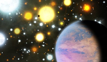 This image shows the newly discovered exoplanets Kepler-66b and Kepler-67b in the open star cluster NGC 6811 (Michael Bachofner)