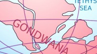 The supercontinent Gondwana (Lenny)