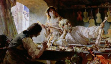 Antonio Stradivari by Edgar Bundy, 1893