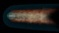An artist's concept of the Solar system’s heliotail (Michael Lentz / Walt Feimer / Tom Bridgman / Genna Duberstein / Erin McKinley / Eric Christian / Karen Fox / NASA / USRA / ASI / OSU / GST / HTSI)