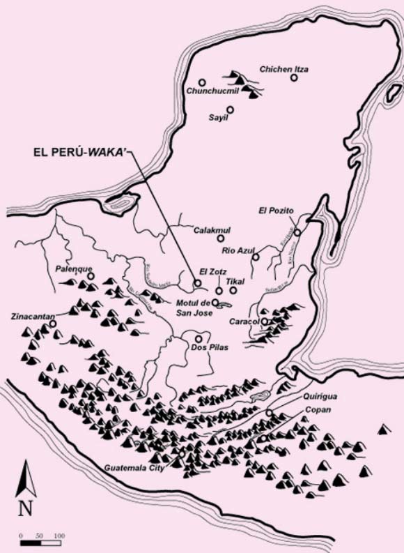 Map of the Maya World (Keith Eppich) 