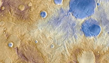 Water-carved valley on Mars. The researchers have found that some of these valleys appear to have been formed by orographic precipitation - rain or snow that falls when moist air is pushed upward by mountain ridges or raised crater rims. The findings suggest that at least some of the water on ancient Mars fell from the atmosphere, rather than bubbling up from the subsurface (NASA)
