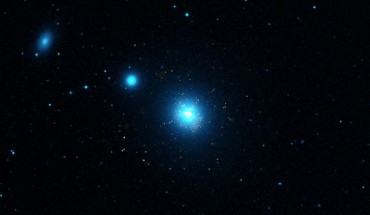 Prof Forbes with colleagues identified a number of star clusters with properties not seen before in the nearby elliptical galaxy NGC 4278. This composite image shows the galaxy NGC 4278 (X-Ray: NASA / CXC / MPA / M.Gilfanov and A.Bogdan; infrared: 2MASS / Umass / IPAC-Caltech / NASA / NSF; optical: DSS).