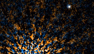 This composite image shows the newly discovered exoplanet GJ 504b (NASA’s Goddard Space Flight Center / NOAJ)