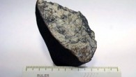 This is a fragment of the Chelyabinsk (Laboratory of Meteoritics, Vernadsky Institute, Russia).