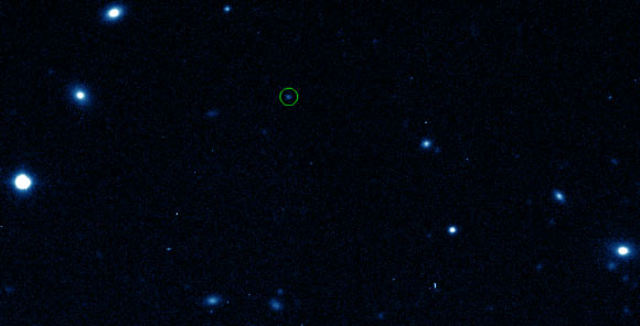 This image shows the Trojan asteroid 2011 QF99 (Mike Alexandersen).