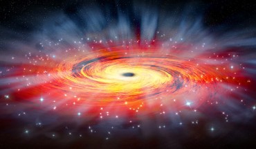 This is an artist's impression of Sagittarius A* (NASA / CXC / M.Weiss).