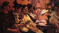 Waiting Room - Employment Office by Theresa Bernstein, 1917, oil on canvas. Image credit: The Jewish Museum, New York.