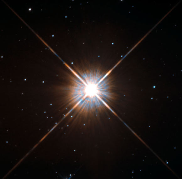 Proxima Centauri. Image credit: Hubble / ESA / NASA.