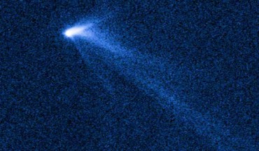 P/2013 P5 as seen by Hubble on September 10, 2013. Image credit: NASA / ESA / D. Jewitt, University of California, Los Angeles / J. Agarwal, Max Planck Institute for Solar System Research / H. Weaver, Johns Hopkins University Applied Physics Laboratory / M. Mutchler, STScI / S. Larson, University of Arizona.