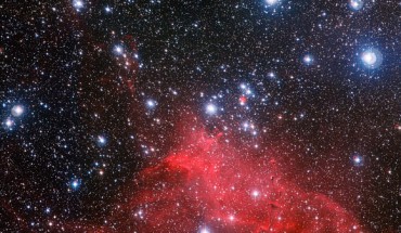 This image shows the young star cluster NGC 3572 and its surroundings. Image credit: ESO / G. Beccari.