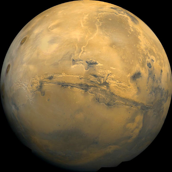 Mars. Image credit: NASA Goddard Space Flight Center.