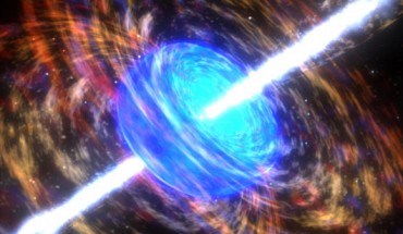 This is an artist's impression of a gamma-ray burst. Image credit: NASA.