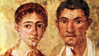 Portrait of the baker Terentius Neo with his wife found on the wall of a Pompeii house.