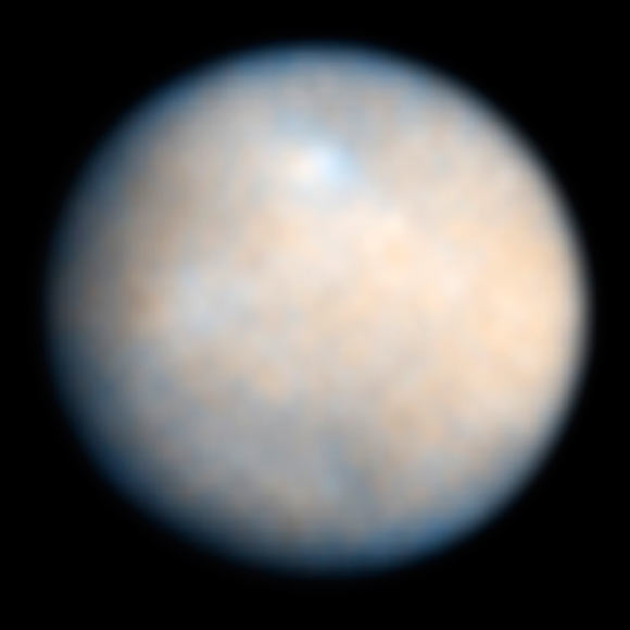 The dwarf planet Ceres as seen by Hubble Space Telescope. Image credit: NASA / ESA / SWRI / Cornell University / University of Maryland / STSci.
