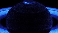 Saturn's northern ultraviolet aurora taken by the Hubble Space Telescope. Image credit: J.D. Nichols / University of Leicester / NASA / ESA.