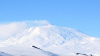 Mount Erebus, the second highest volcano in Antarctica and the southernmost active volcano on our planet. Image credit: Steven Chown / Monash University.