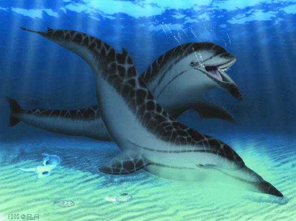 This is an artist’s impression of Semirostrum ceruttii. Image credit: Bobby Boessenecker.