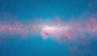 This is a fragment of the GLIMPSE360 panorama. Image credit: NASA / JPL.