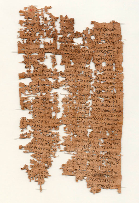 1,800-year-old letter from the Egyptian soldier Aurelius Polion. Image credit: University of California / Berkley's Bancroft Library.