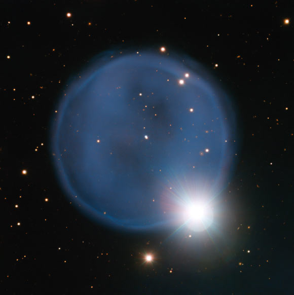This image shows the planetary nebula Abell 33. Image credit: ESO.