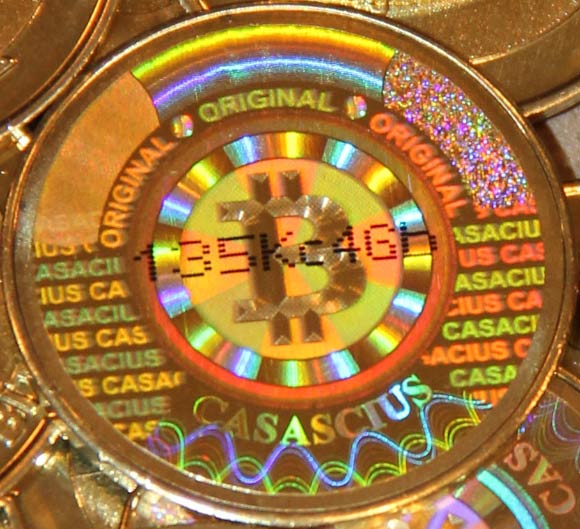 Bitcoin-based coin. Image credit: CASASCIUS / CC BY 3.0.