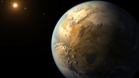 This artistic concept shows Kepler-186f. Image credit: NASA Ames / SETI Institute / JPL-CalTech.