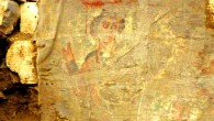 This image, found in a mysterious underground structure at Oxyrhynchus, is thought to be one of the earliest paintings of Jesus Christ. Image credit: © University of Barcelona.