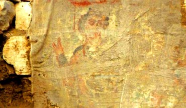 This image, found in a mysterious underground structure at Oxyrhynchus, is thought to be one of the earliest paintings of Jesus Christ. Image credit: © University of Barcelona.