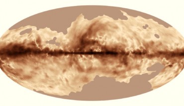 Magnetic field of Milky Way Galaxy as seen by ESA's Planck Space Telescope. Image credit: ESA / Planck Collaboration.