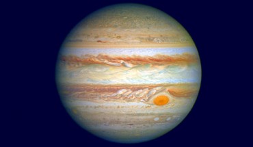 This full-disc image of Jupiter was taken on 21 April 2014 with Hubble's Wide Field Camera 3. Image credit: NASA / ESA / A. Simon, Goddard Space Flight Center.