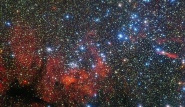 This image shows the open star cluster NGC 3590. Image credit: ESO / G. Beccari.