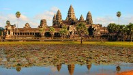 Angkor Wat temple complex.