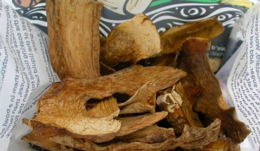 Contents of a commercial packet of dried porcini containing three species new to science. Image credit: Bryn Dentinger.